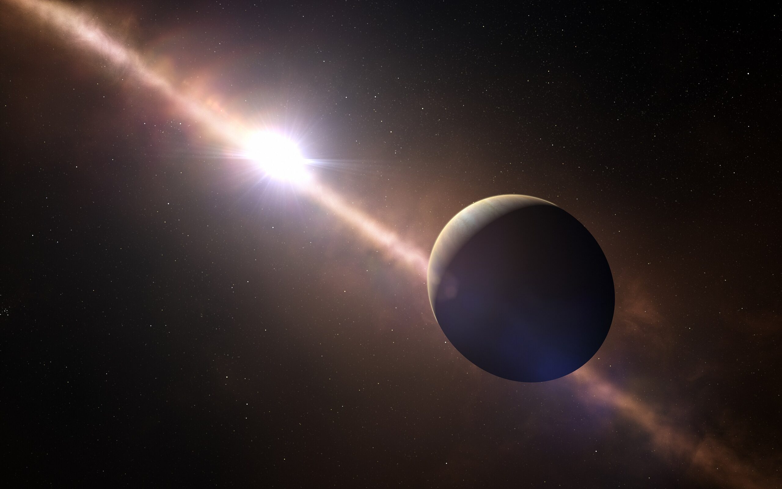 Increíble video del viaje de 17 años de un exoplaneta gigante