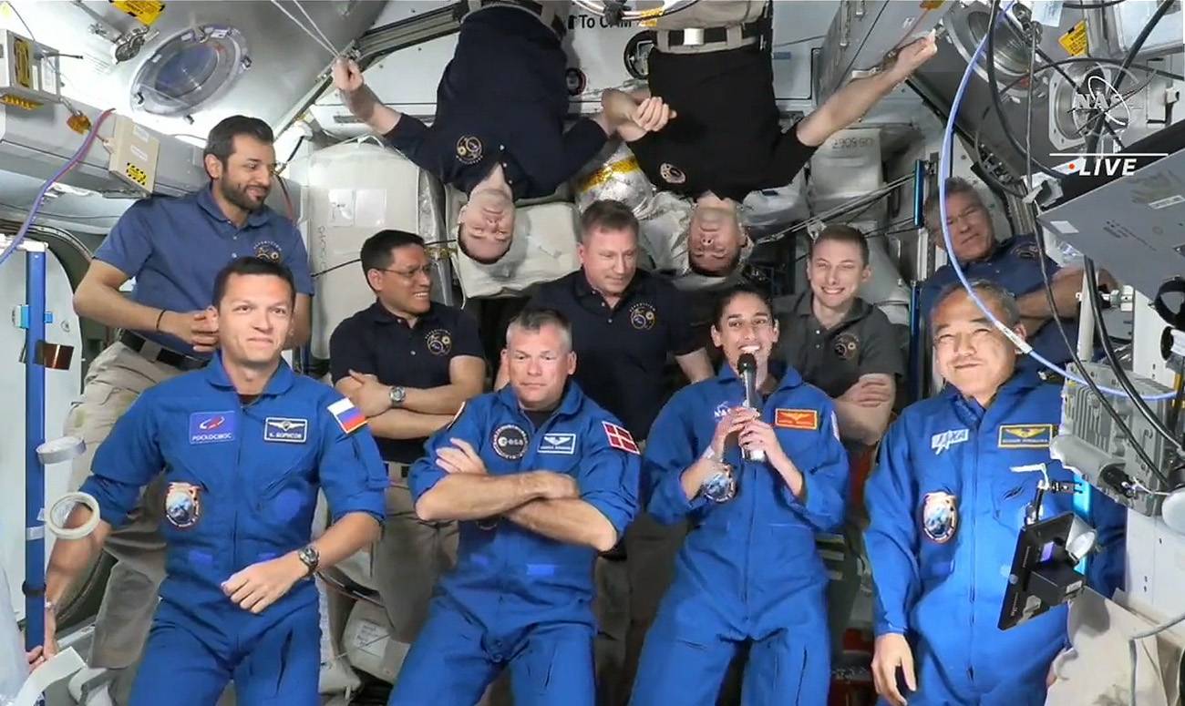 Los astronautas de la Crew-7 llegan a la Estación Espacial Internacional