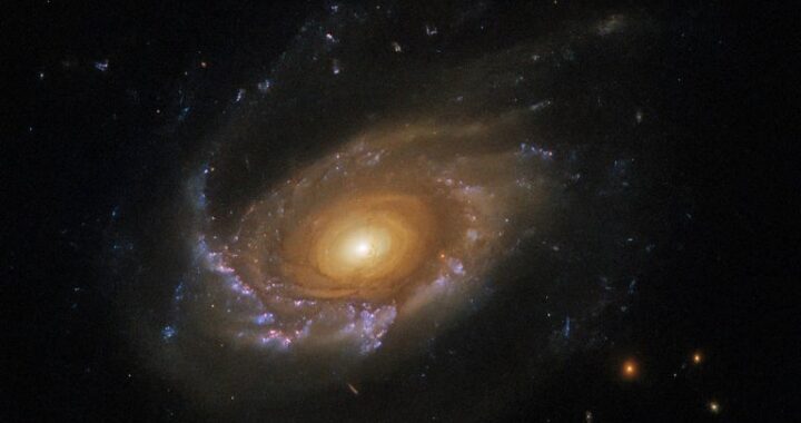 imagen de la galaxia jw39 y publicada en la pagina web de la nasa
