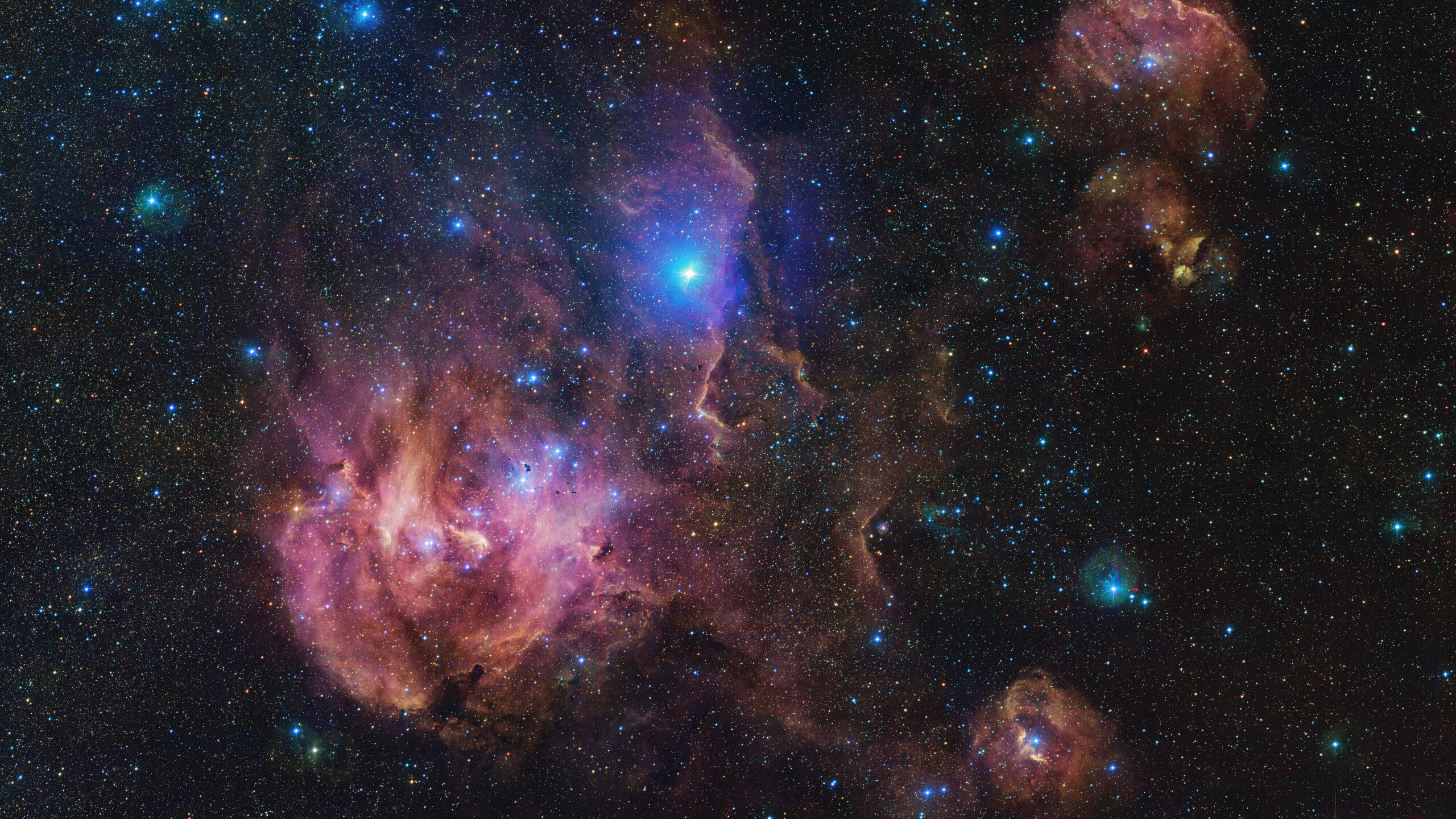 Capturan una impresionante imagen de una nebulosa con 1500 millones de píxeles