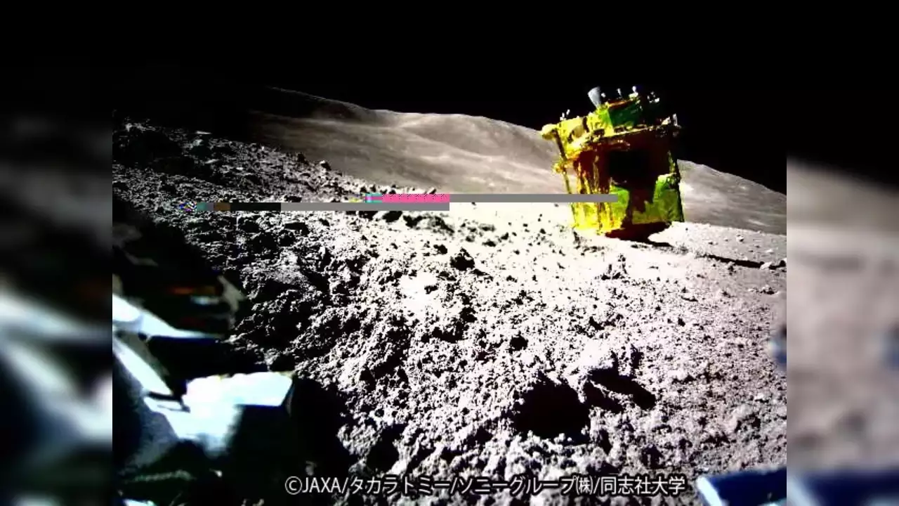 La sonda lunar japonesa aterrizó boca abajo en la Luna: a solo 55 metros de su objetivo