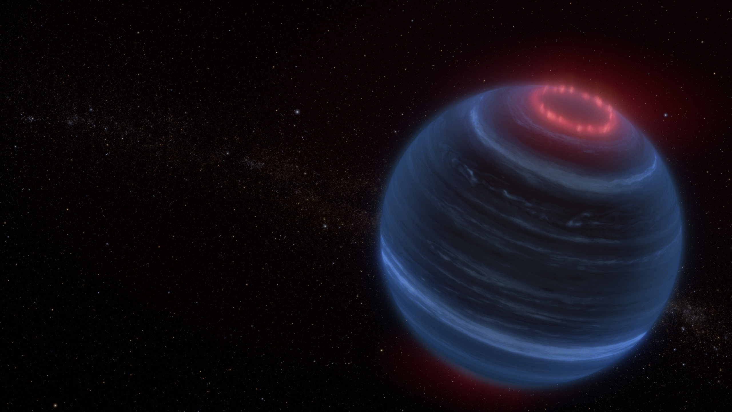 James Webb descubre increíbles auroras en una solitaria estrella fallida
