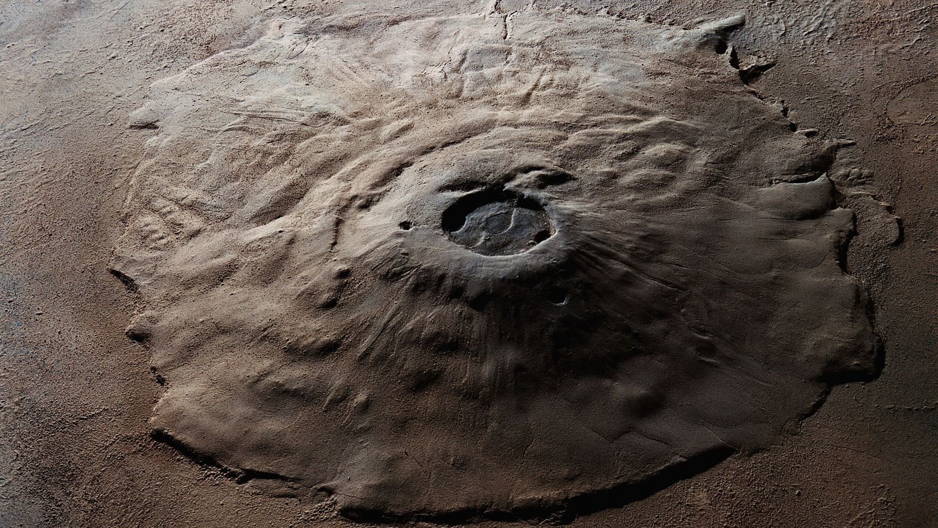 El monte Olimpo pudo ser una isla oceánica en el Marte de hace tres mil millones de años