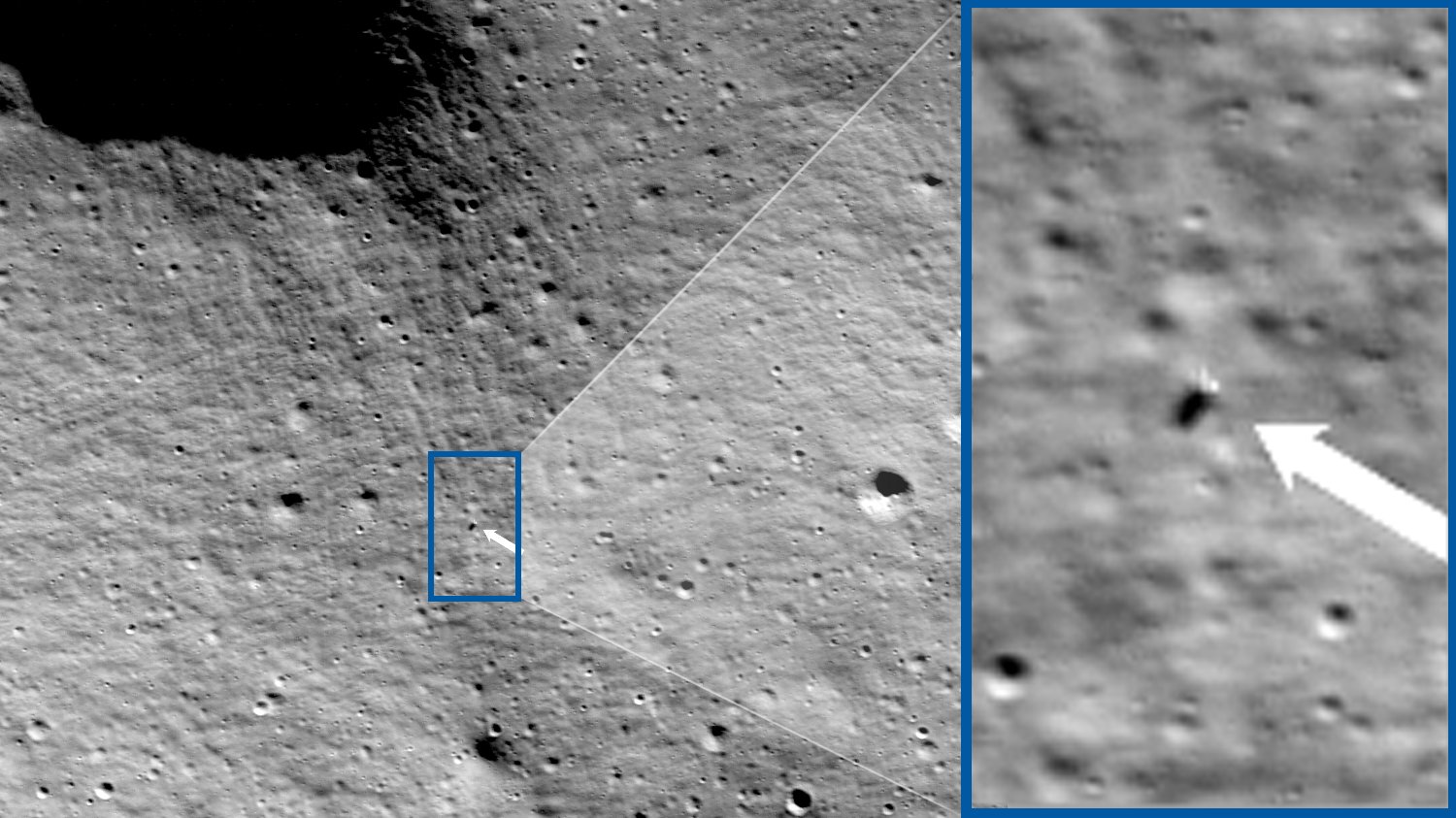 imagenes satélite de la luna