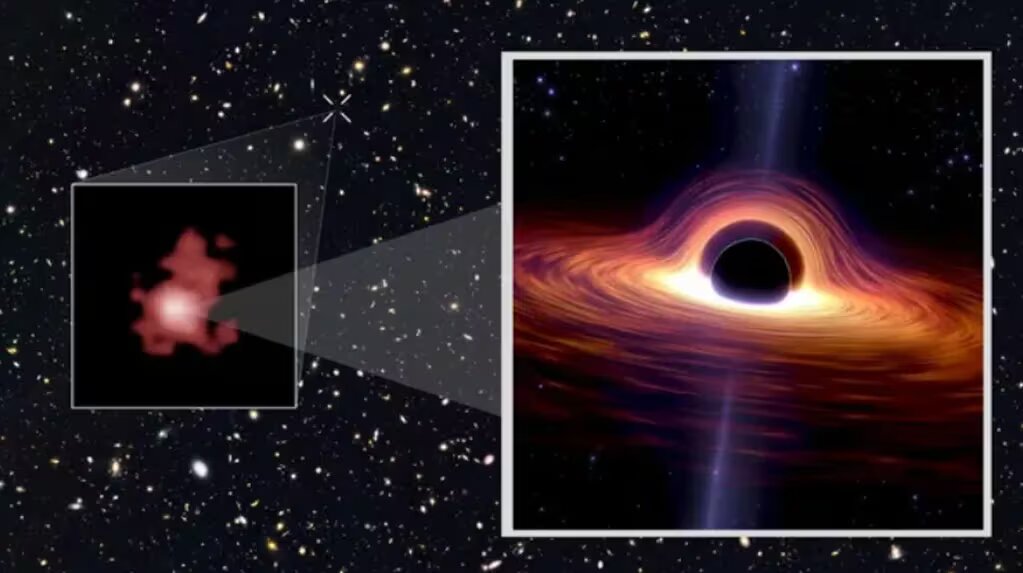 James Webb descubre el agujero negro más antiguo y distante jamás visto