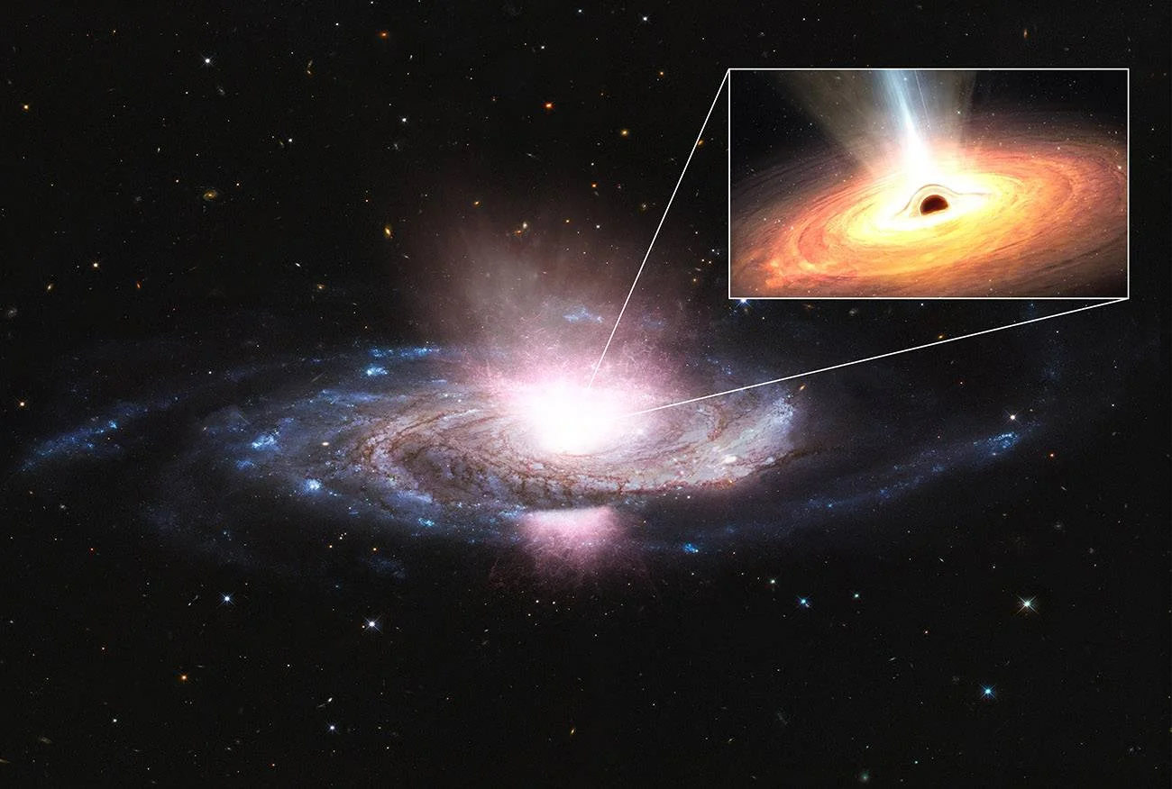 XMM Newton detecta un agujero negro con una rabieta
