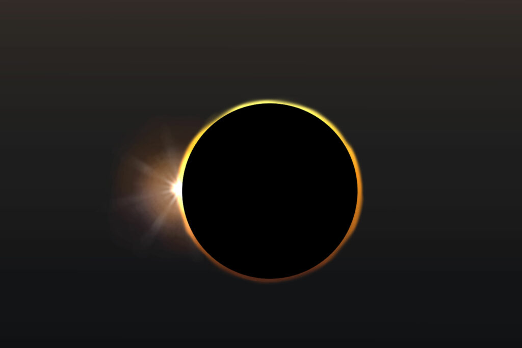 eclipise solar vista de eclipse total