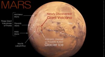 Descubren oculto en Marte un volcán gigante con características extrañas