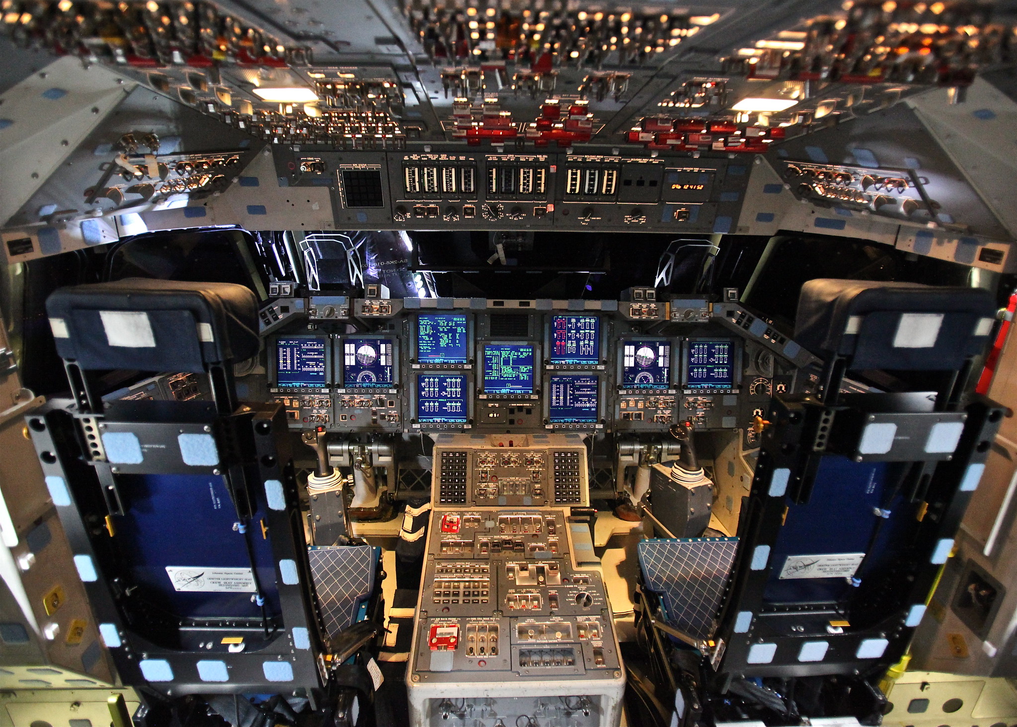 Interior transbordador espacial 1