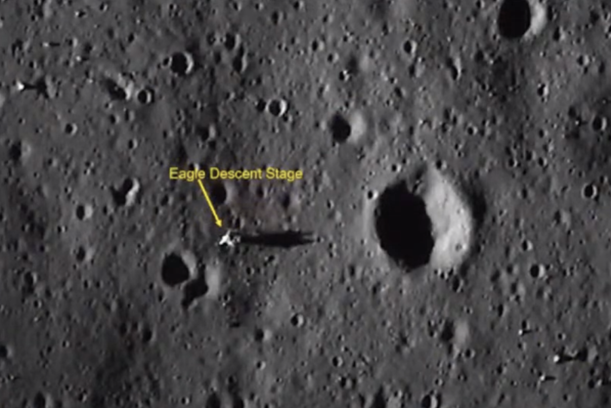 Apolo 11 visto por Chandrayaan-2