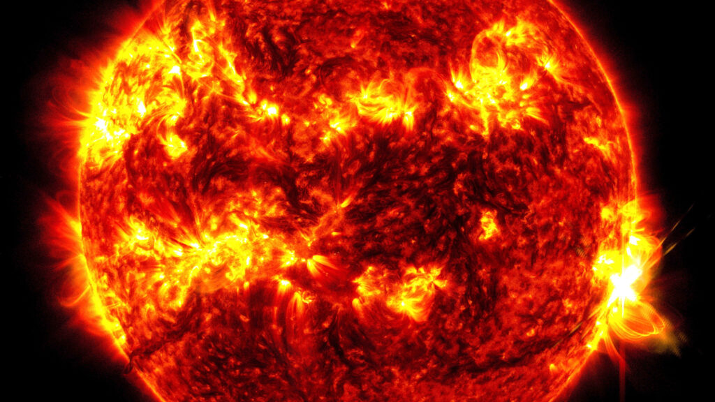 Llamarada solar de la mancha AR 3664