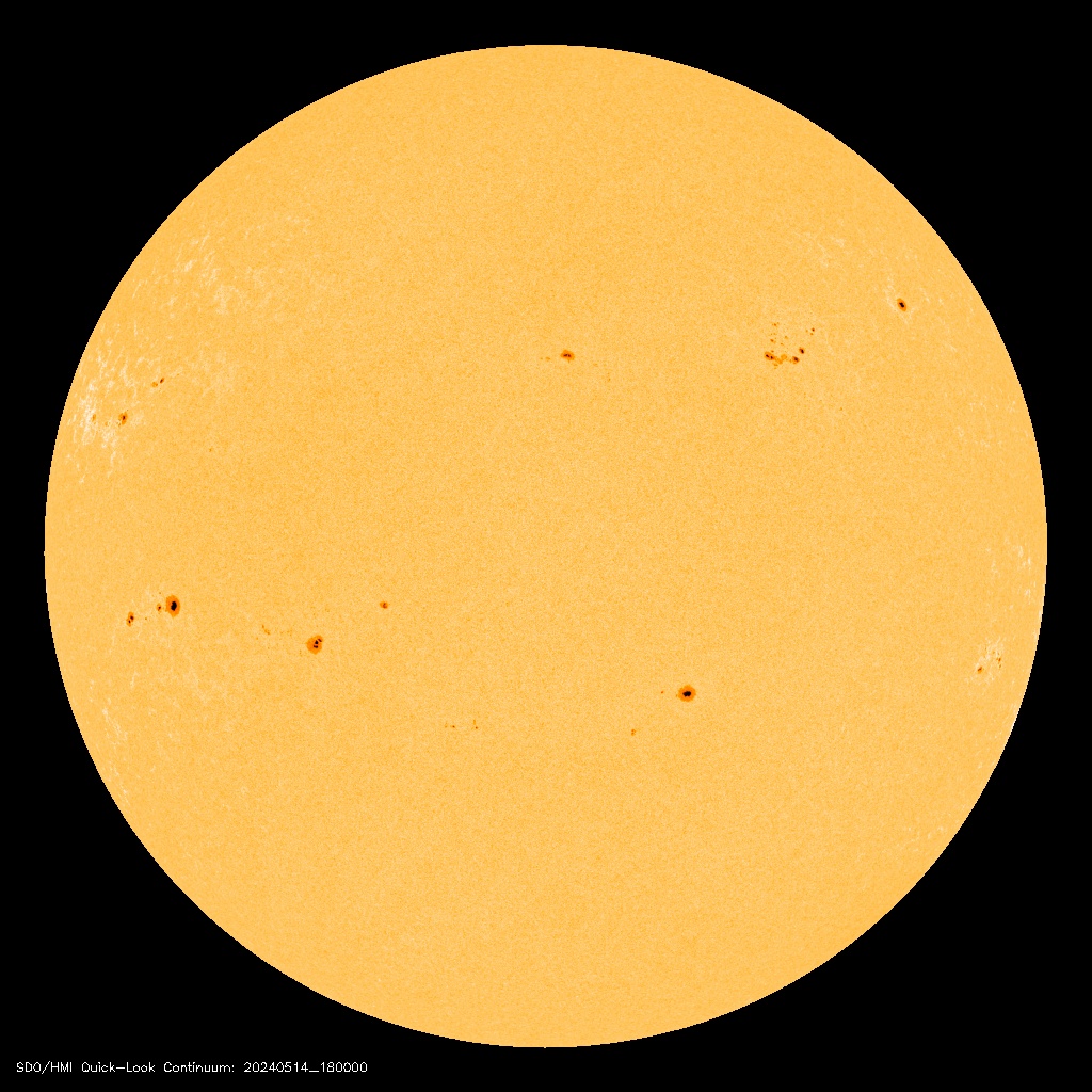 Manchas solares 14 de mayo