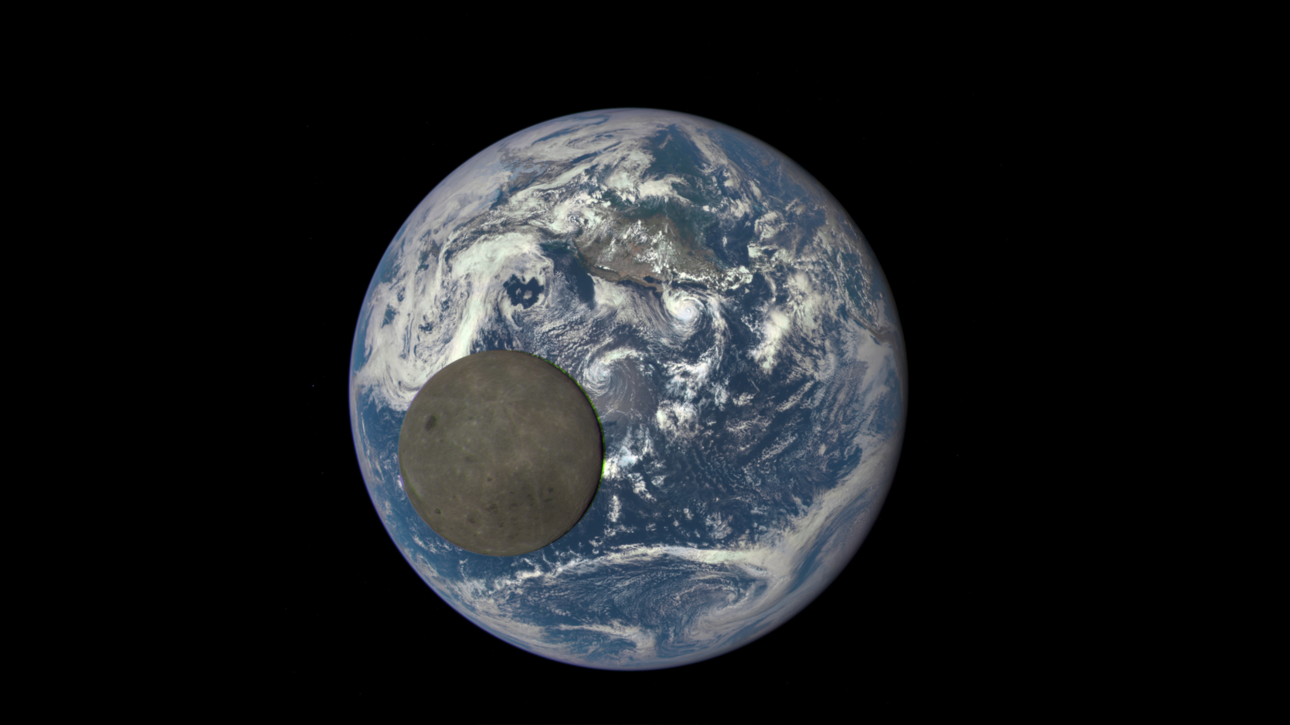 DSCOVR EPIC Lado oculto de la Luna