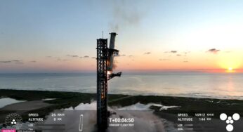 Despegue de la Starship: SpaceX logra capturar el propulsor con la torre de lanzamiento