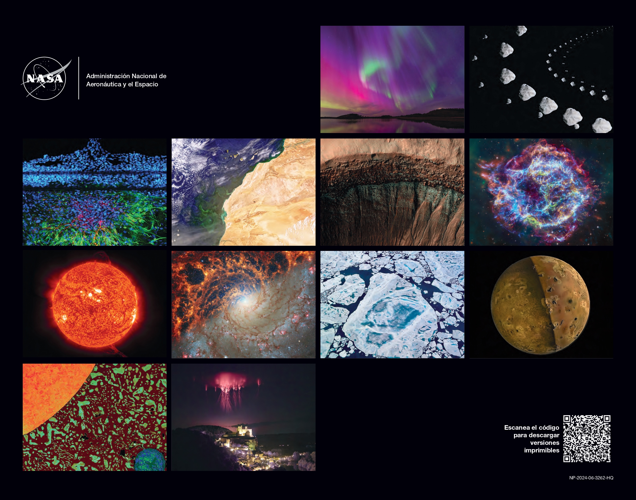 La NASA te regala este impresionante calendario para 2025 con imágenes asombrosas