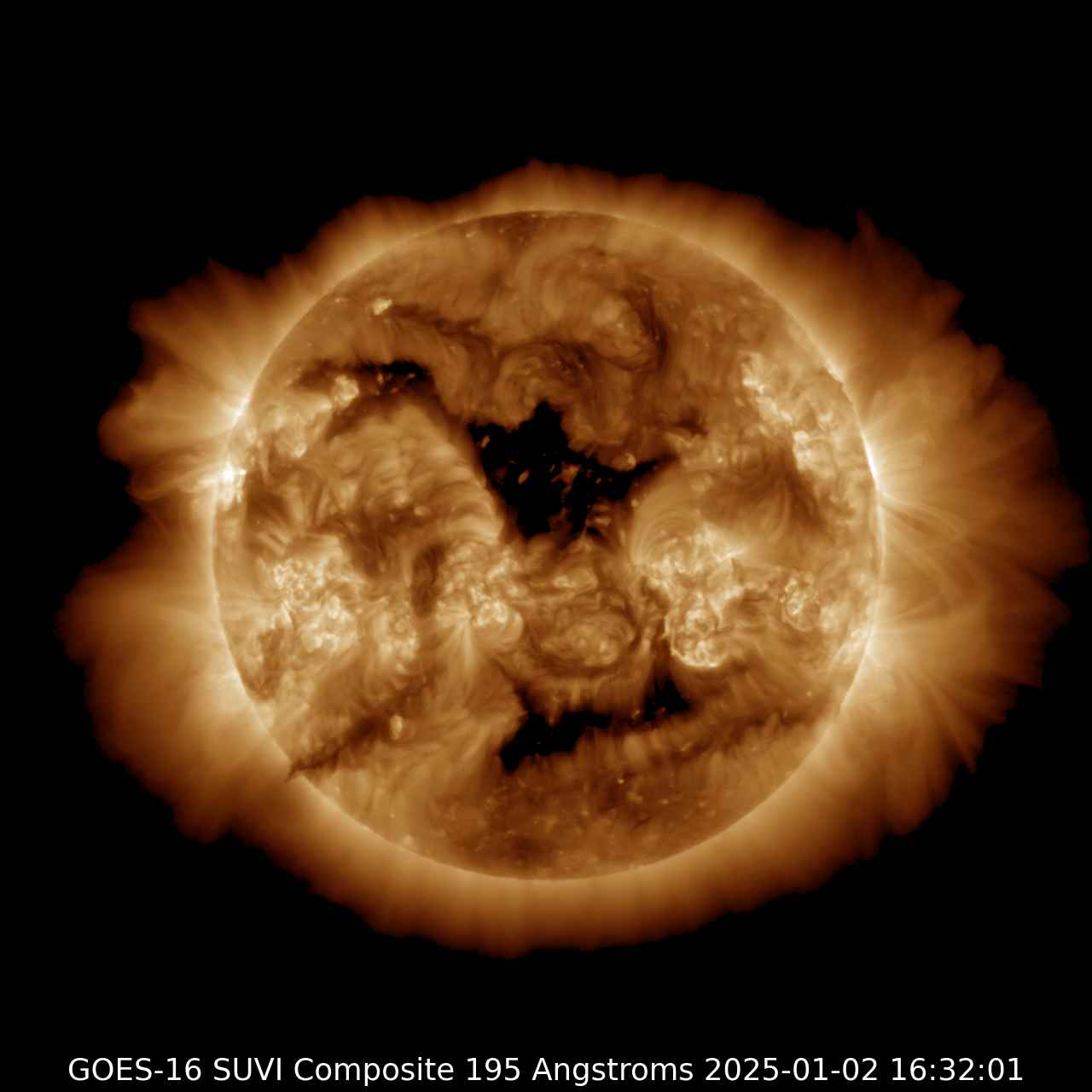 El Sol visto por GOES-16