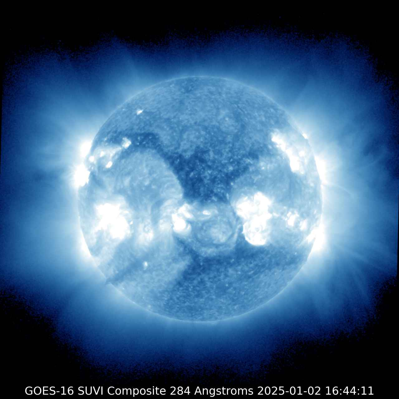 El Sol visto por GOES-16