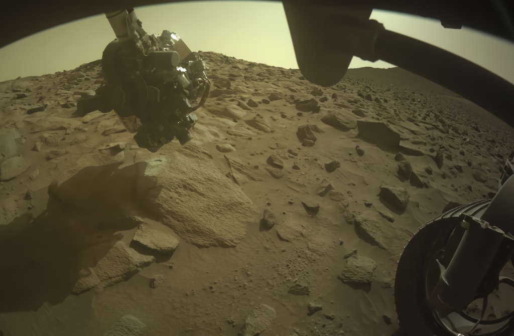 Imagen de Marte tomada por el rover Perseverance de la NASA