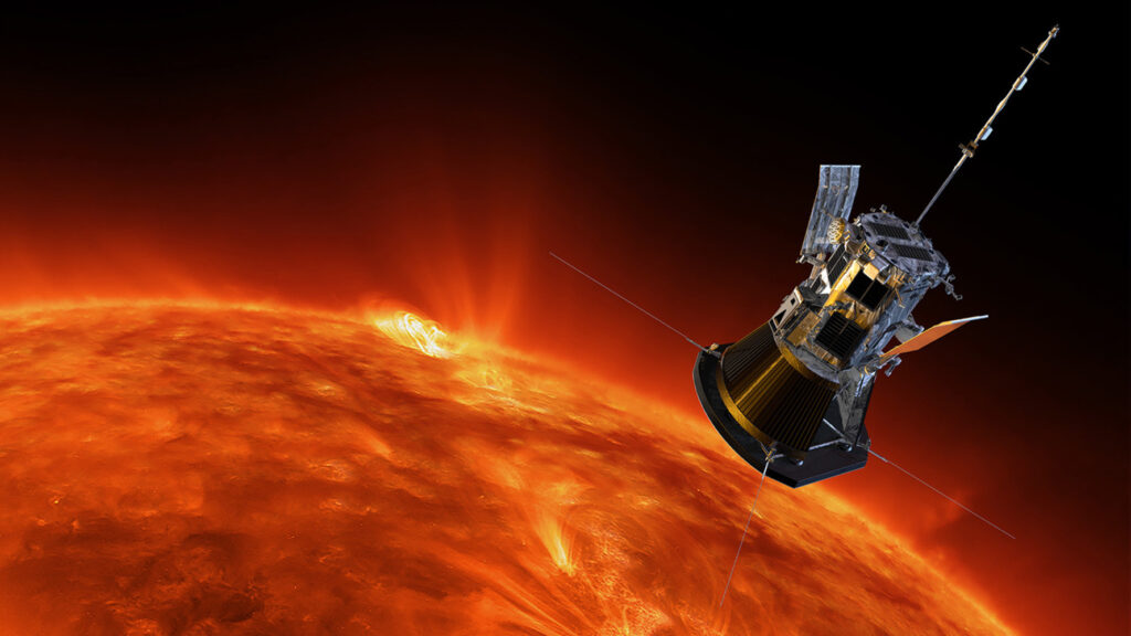 Ilustración sonda solar Parker