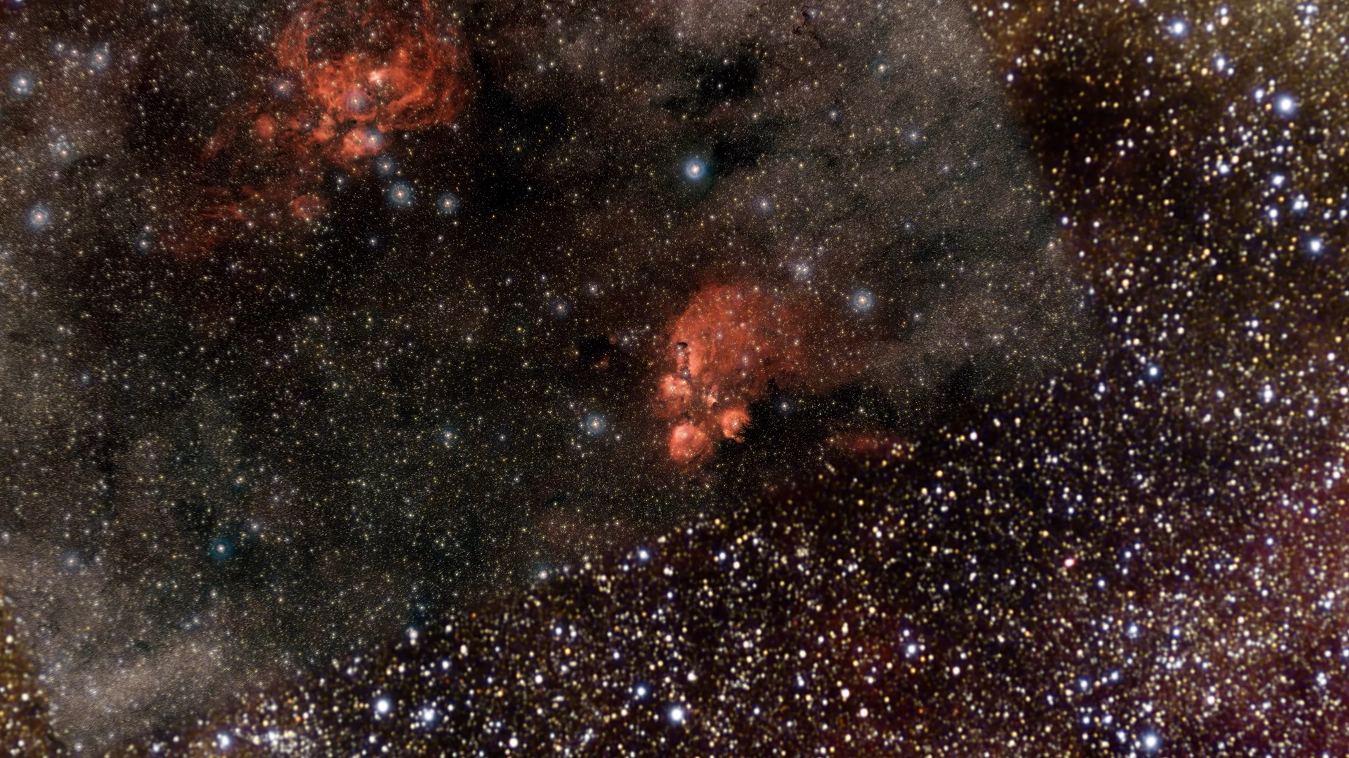 Región estelar de la nebulosa Pata de Gato