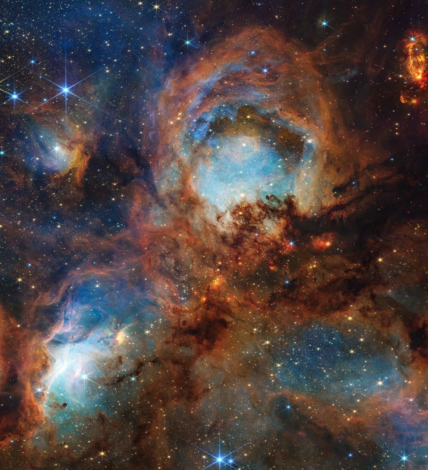 Zoom sobre la nebulosa Pata de Gato