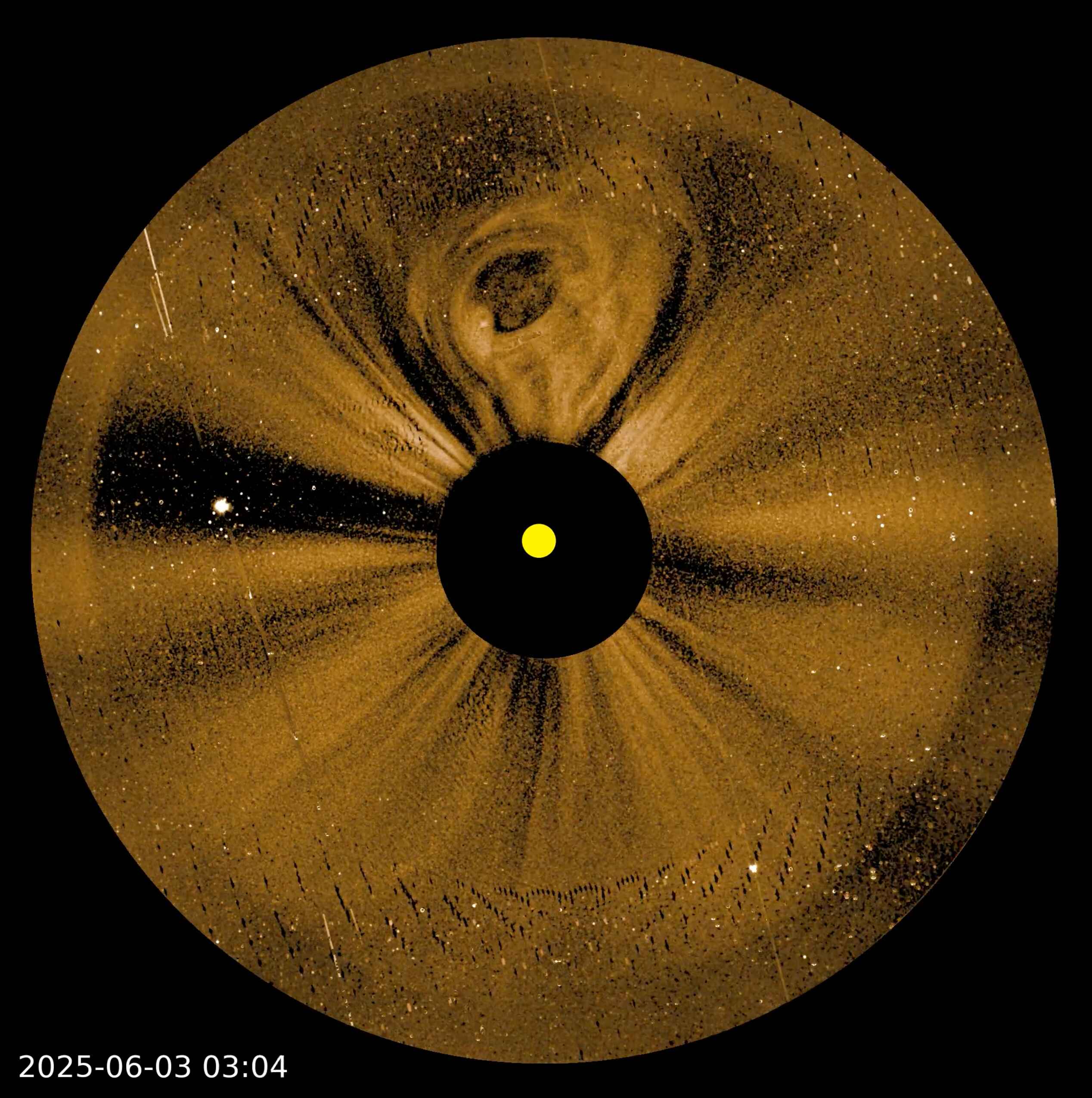 Eyección de masa coronal vista por PUNCH