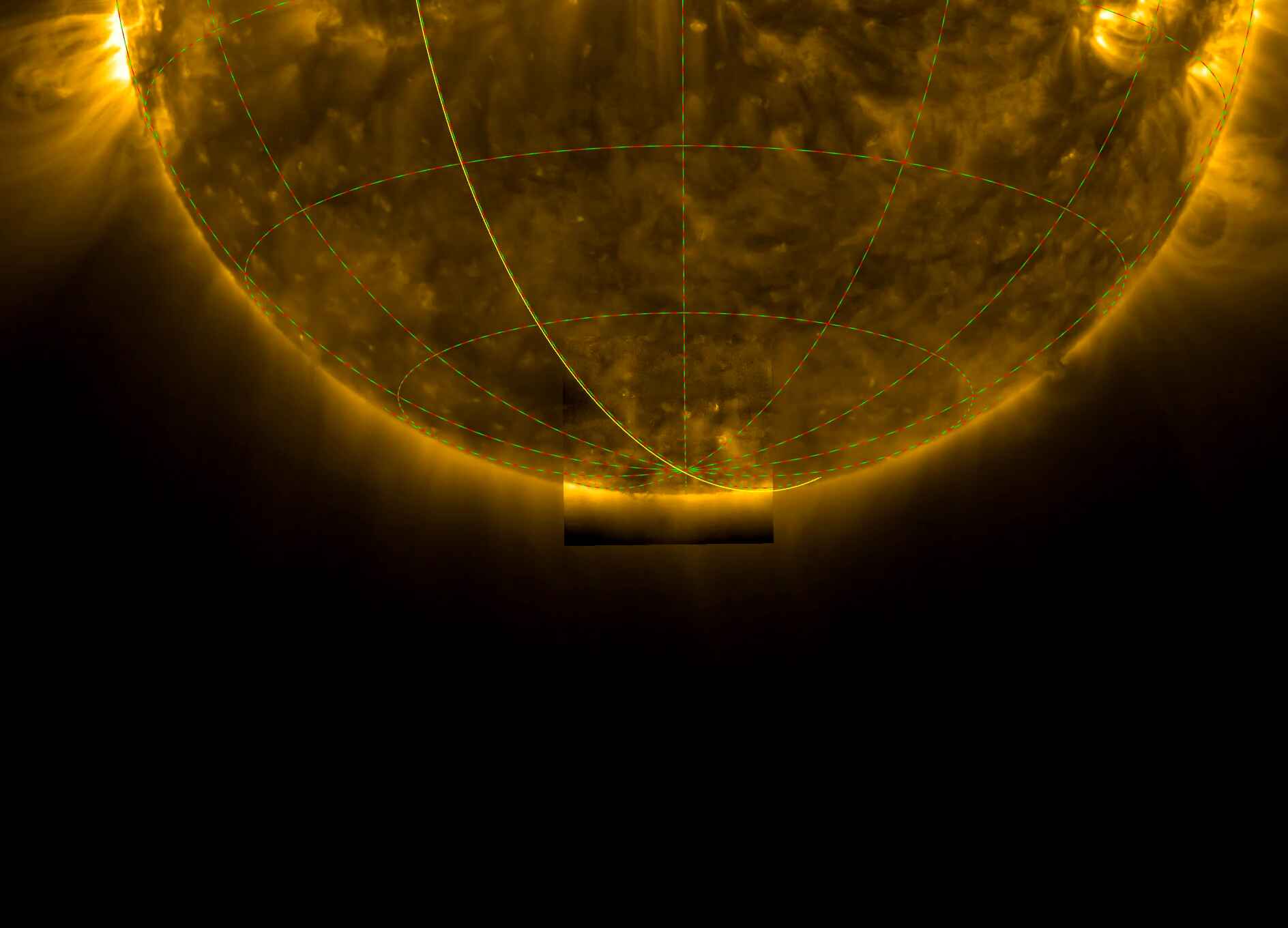 Polo sur solar