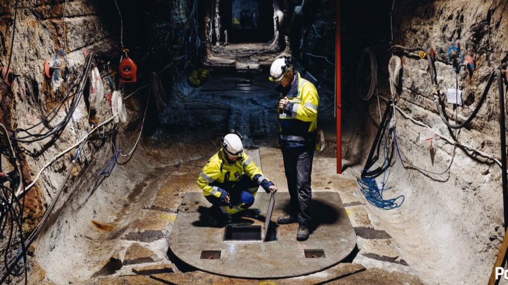 Imagen del almacén geológico profundo de Onkalo en Finlandia. Fuente: Vattenfall