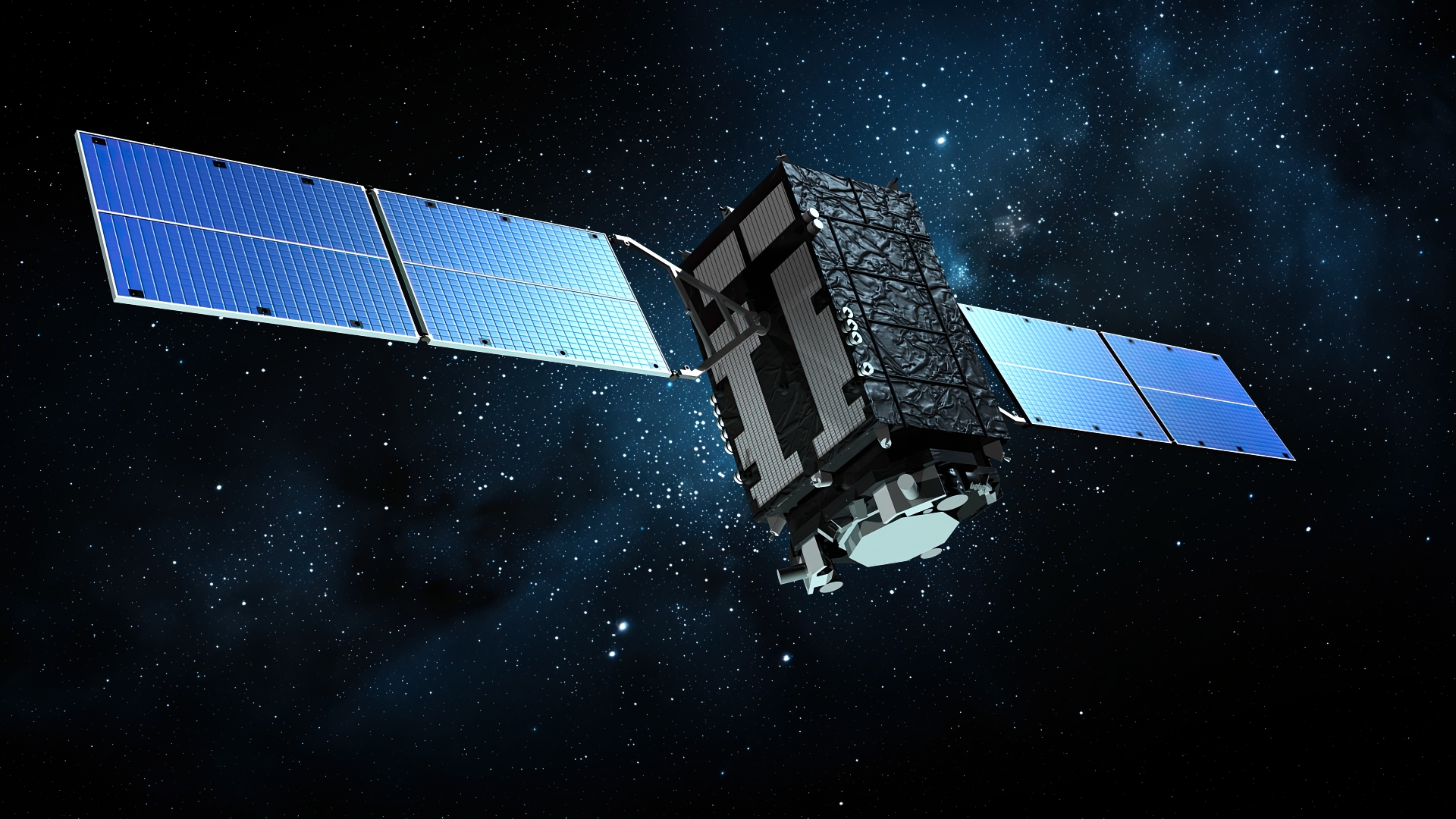 recreación artística del satélite perdido en el lanzamiento