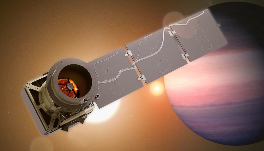 Imagen promocional del telescopio Pandora de la NASA