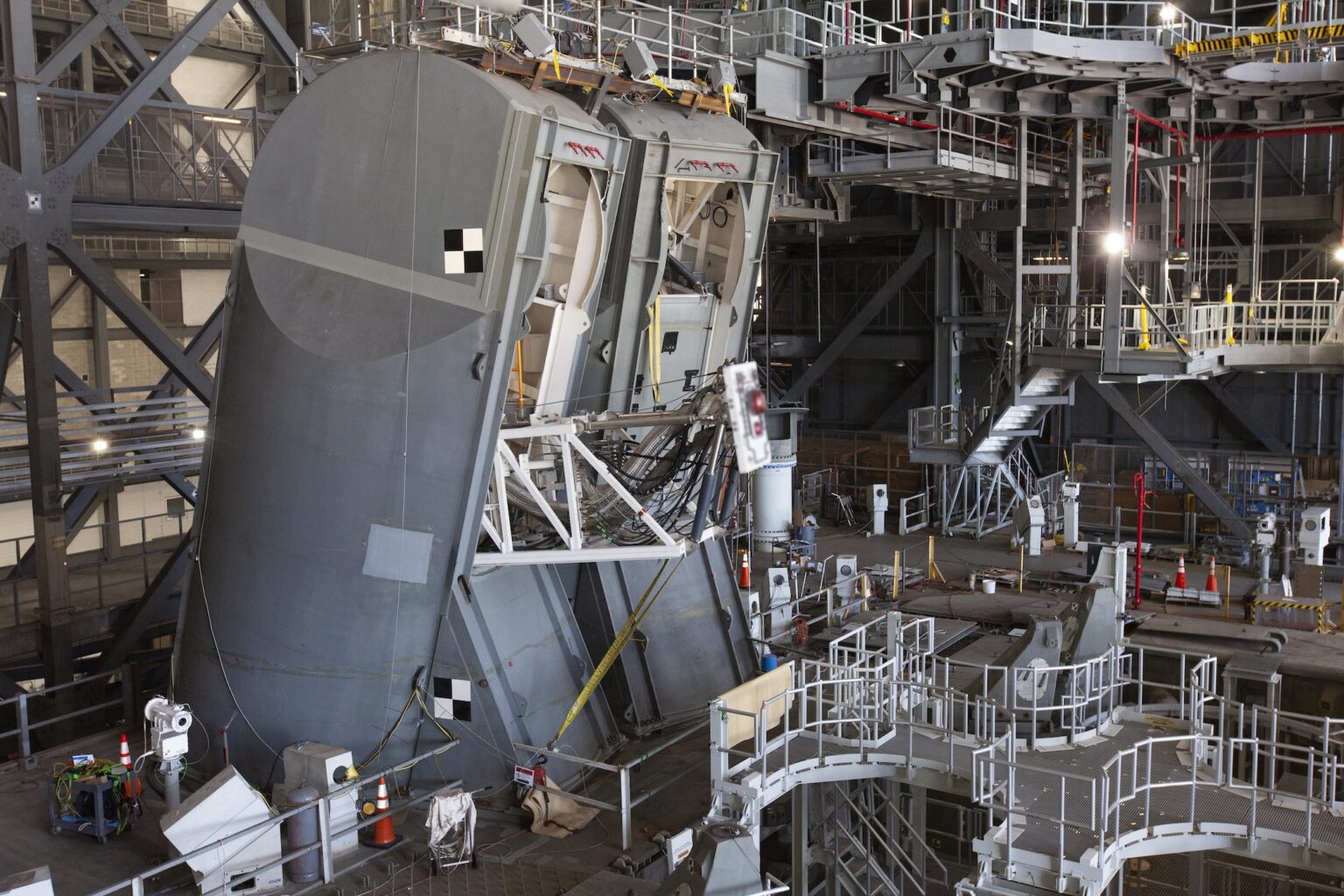 Imagen que muestra en detalle la conexión problemática con el SLS