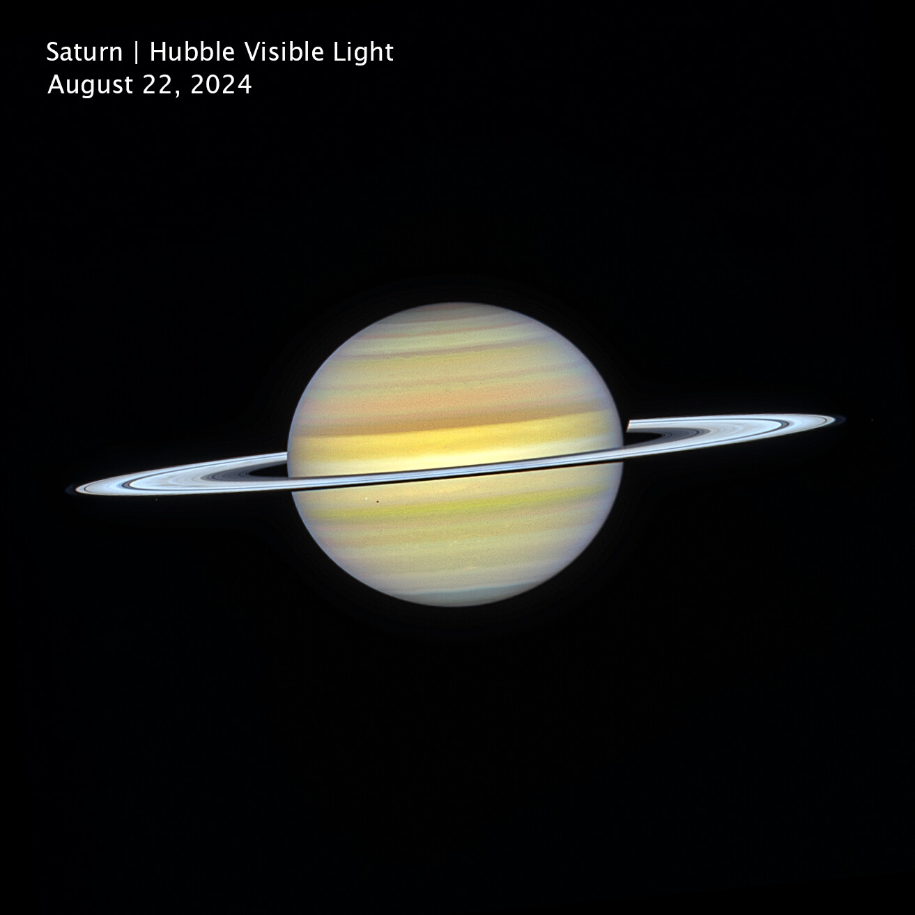 Saturno visto por Hubble