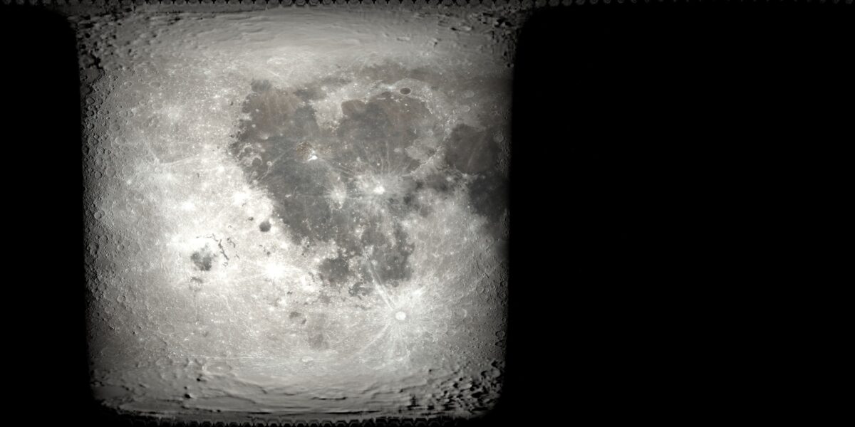 Mapa de iluminación de la Luna