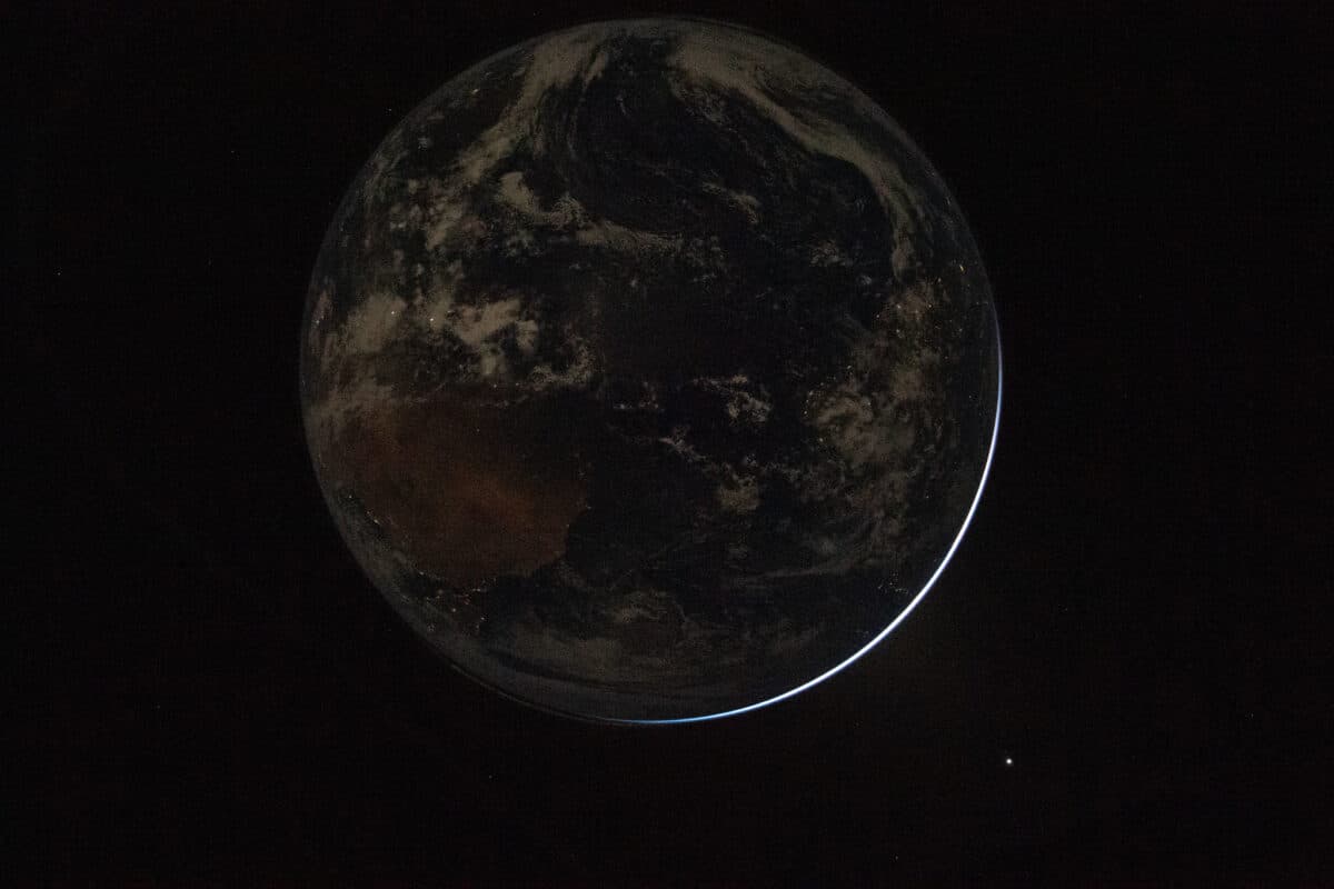 La Tierra vista desde Orión
