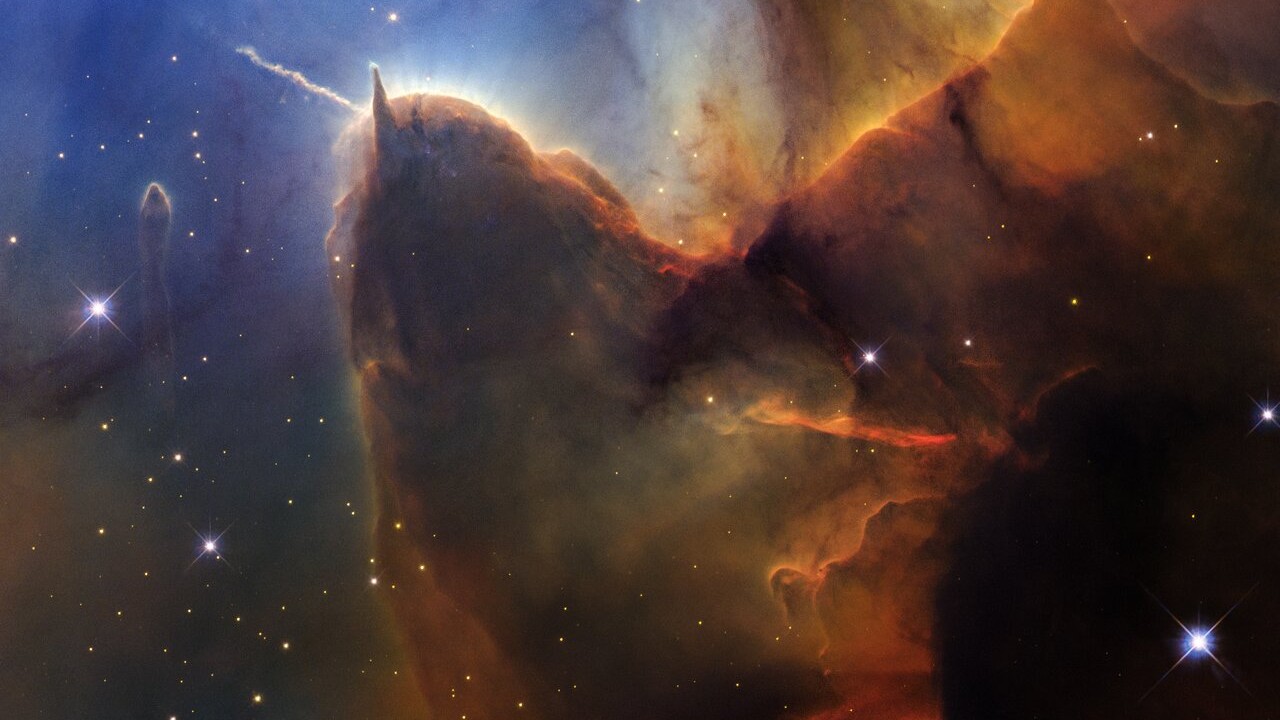 Hubble revela cambios en una nube donde nacen estrellas y celebra su ...