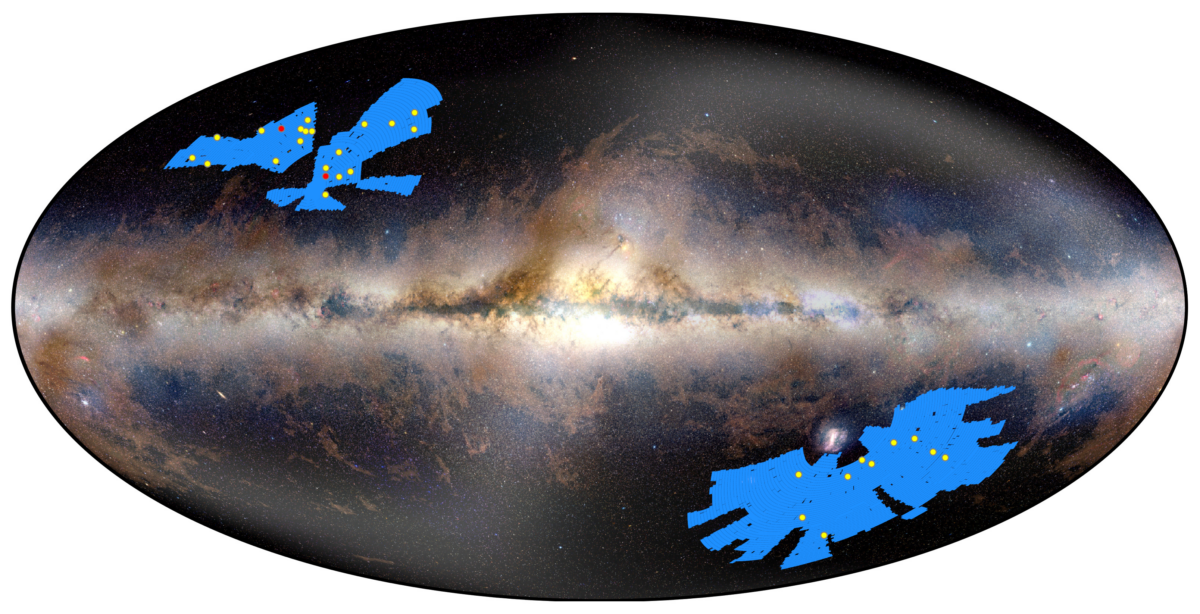 Mapa del cielo completo
