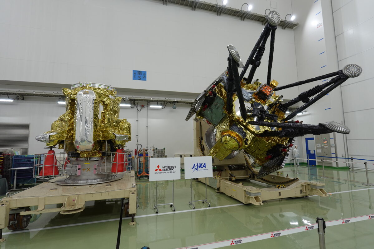La sonda MMX antes de su integración final.