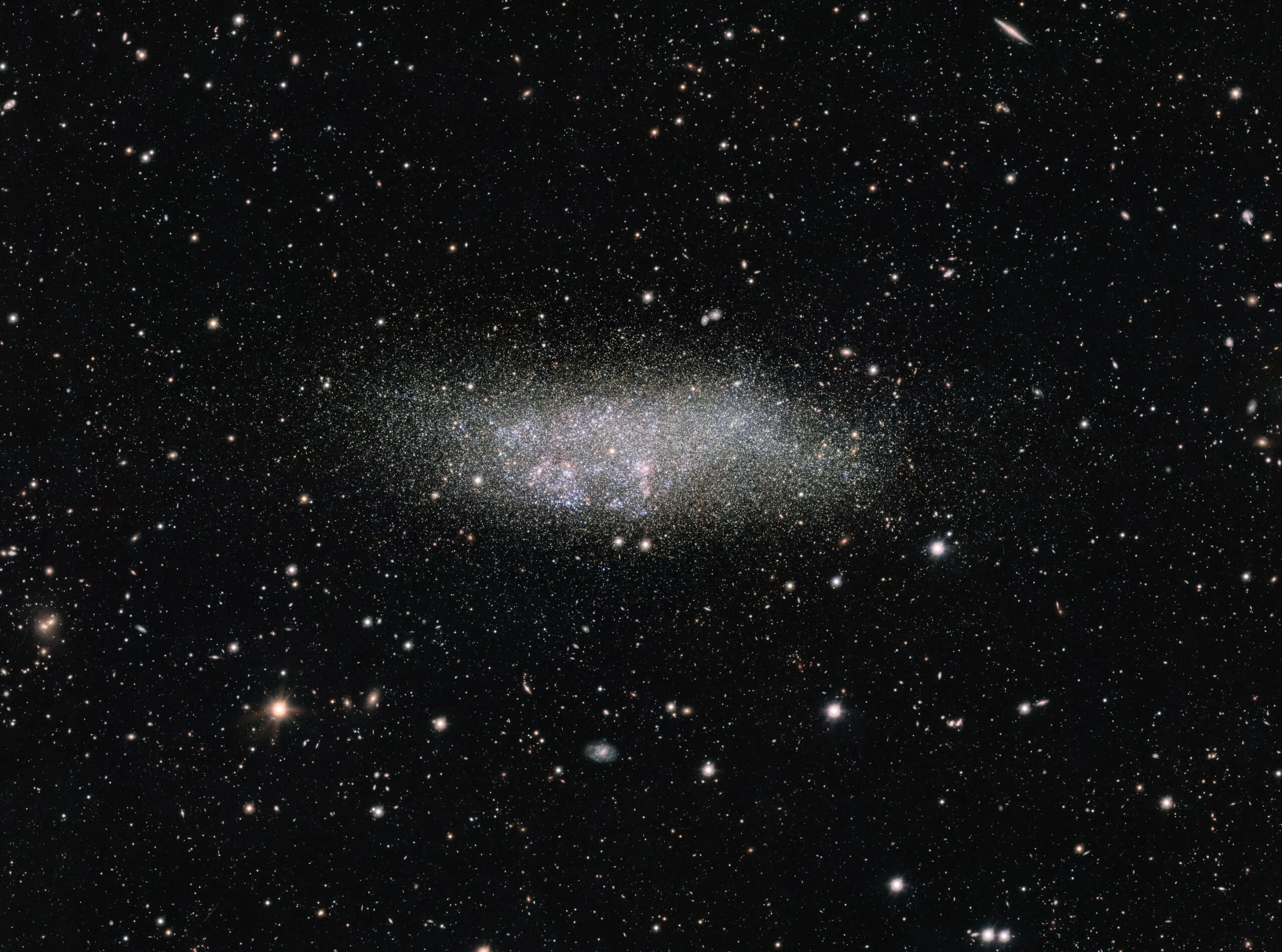 2911px The WLM galaxy on the edge of the Local Group scaled